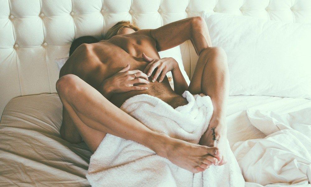 man woman having sex