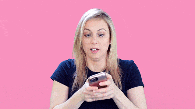 woman texting