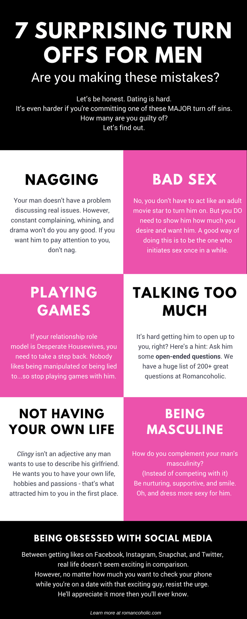 7 Surprising Turn Offs For Men