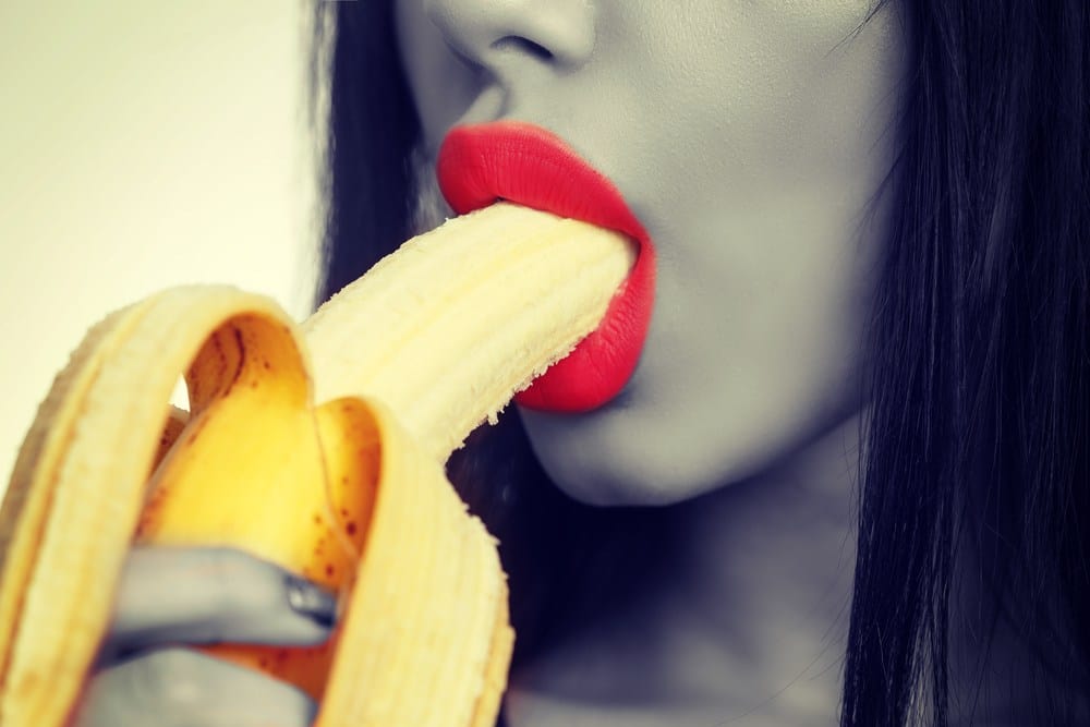 blowjob with a banana