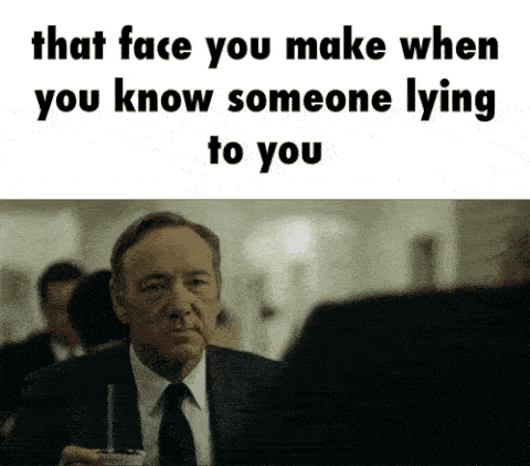 lying face