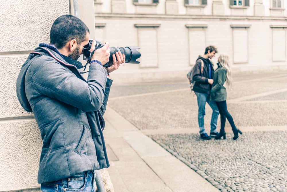 couple being photographed