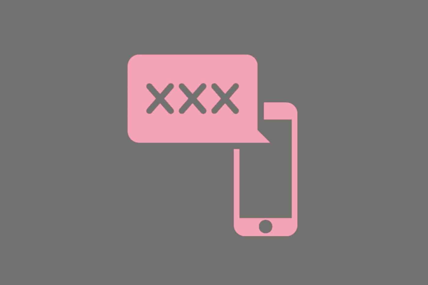 illustration of a smartphone with text notification popping out