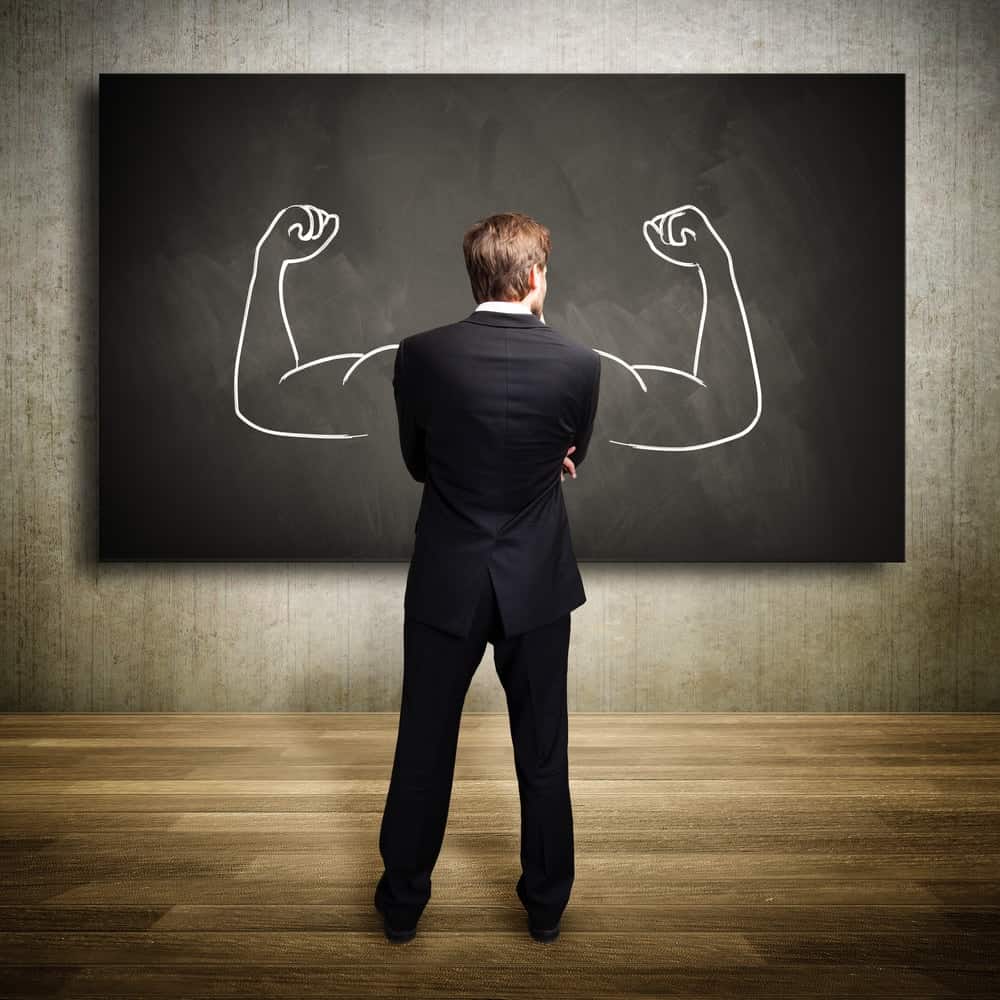strong man background