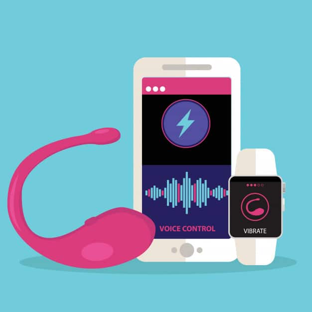 couple's app controlled vibrator