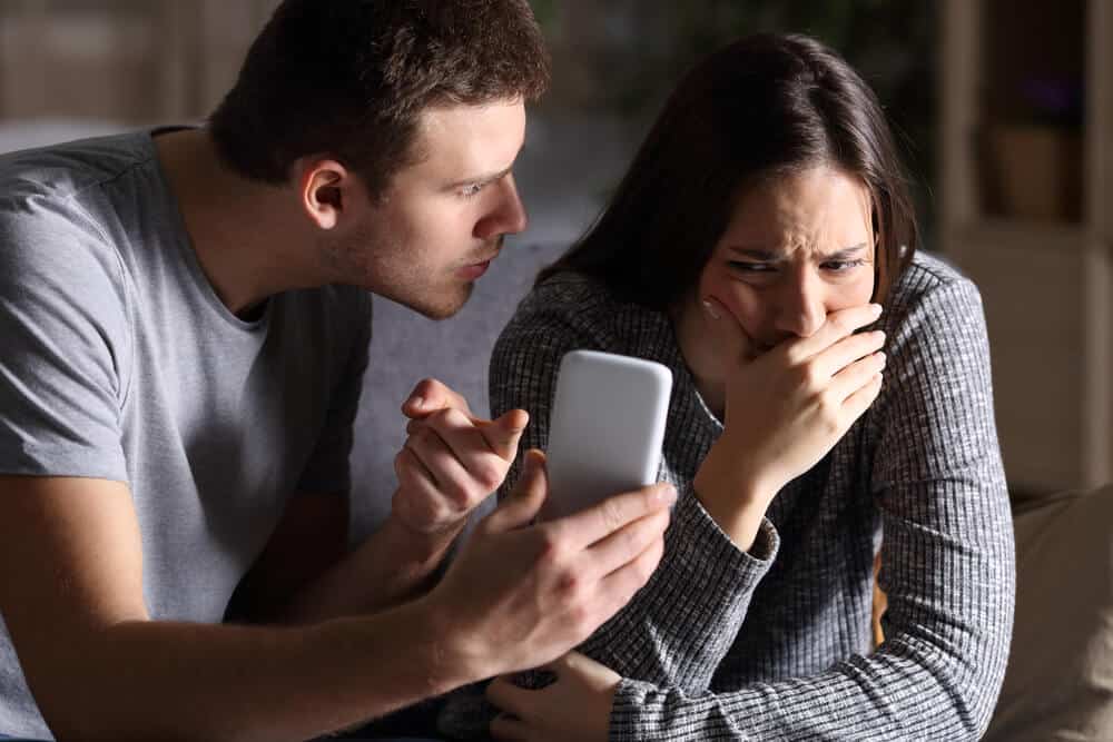 guilty girlfriend cheater