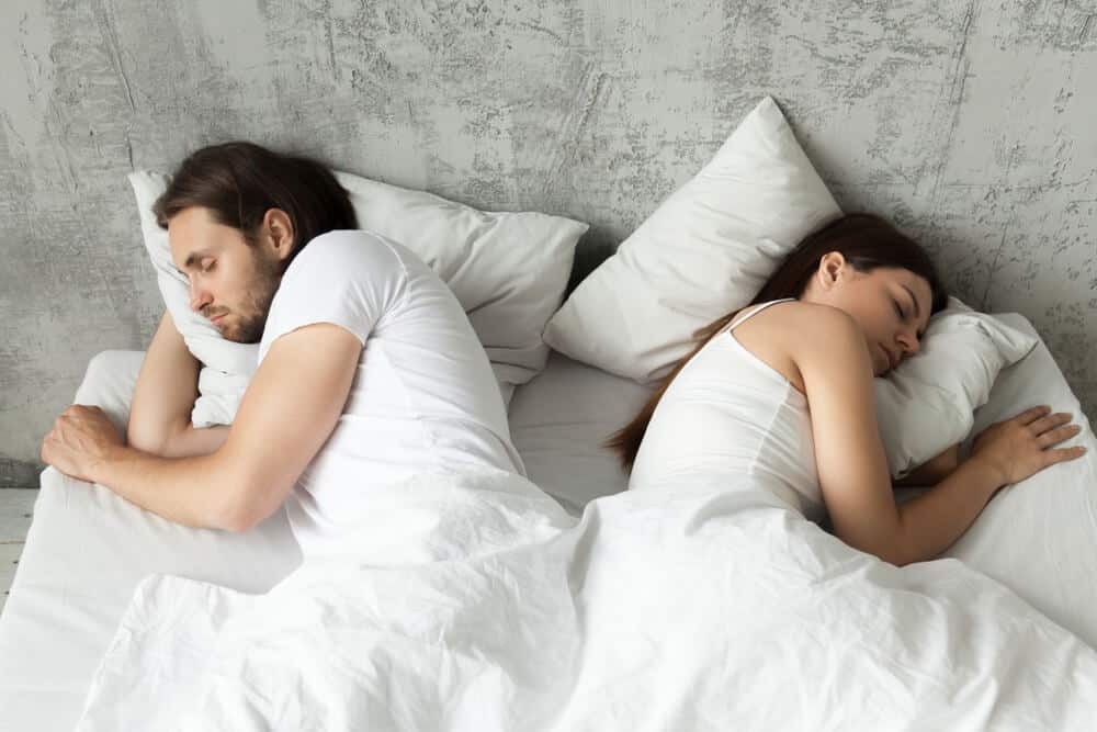 couple not having sex