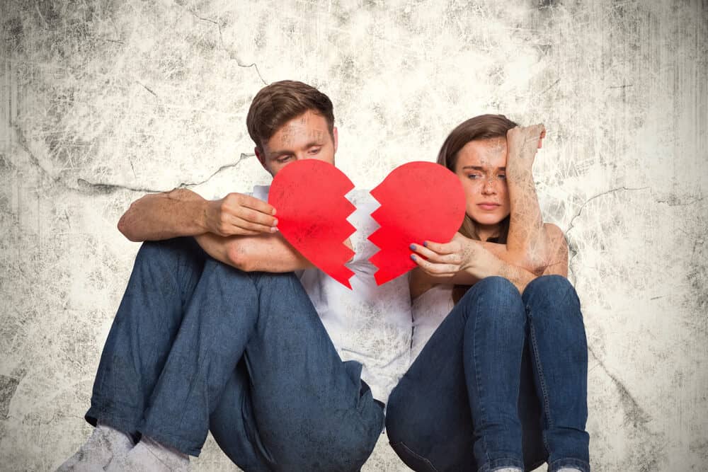 couple heart broken