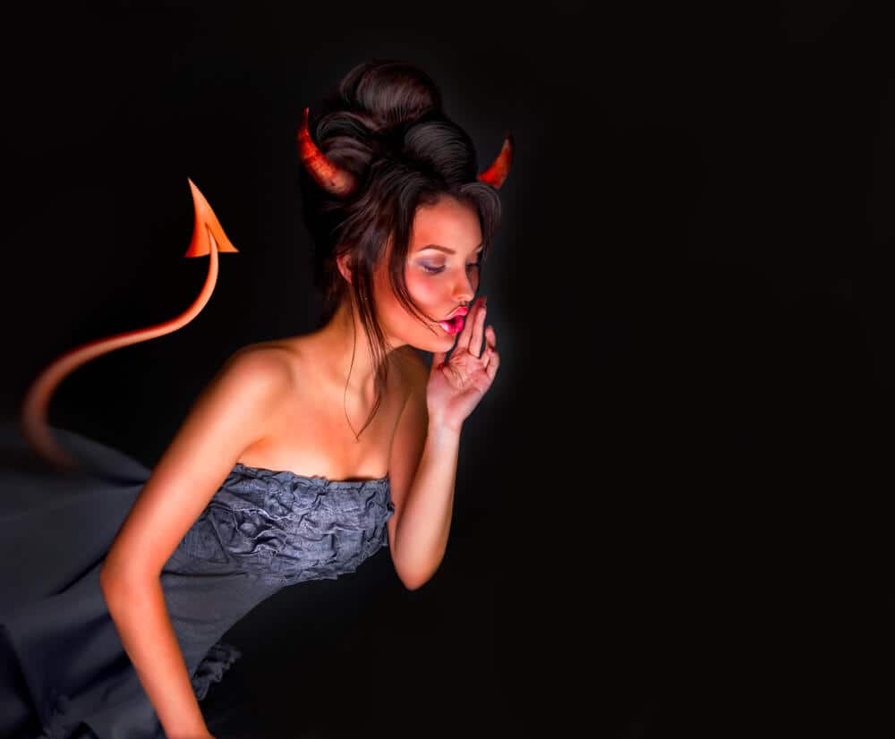 devil woman whispering