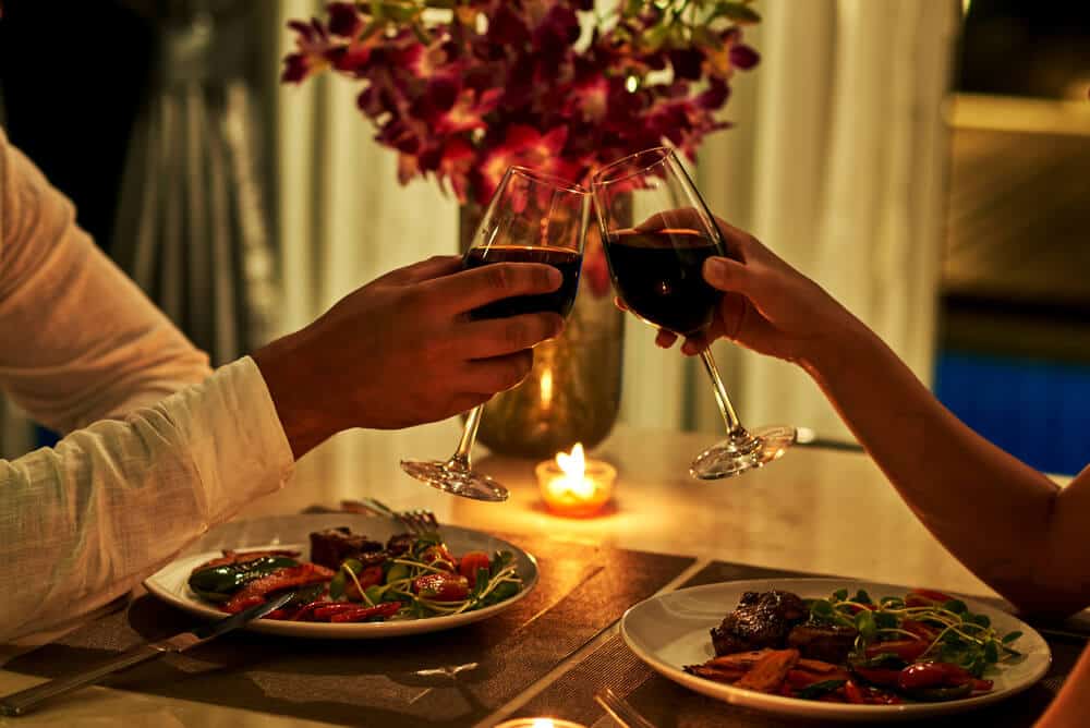 romantic date night dinner