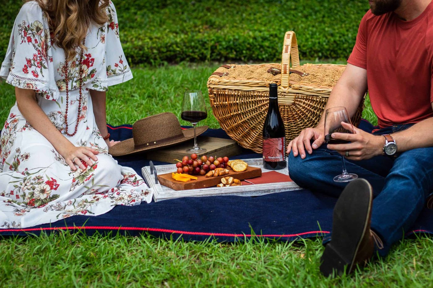 couple having a picnic