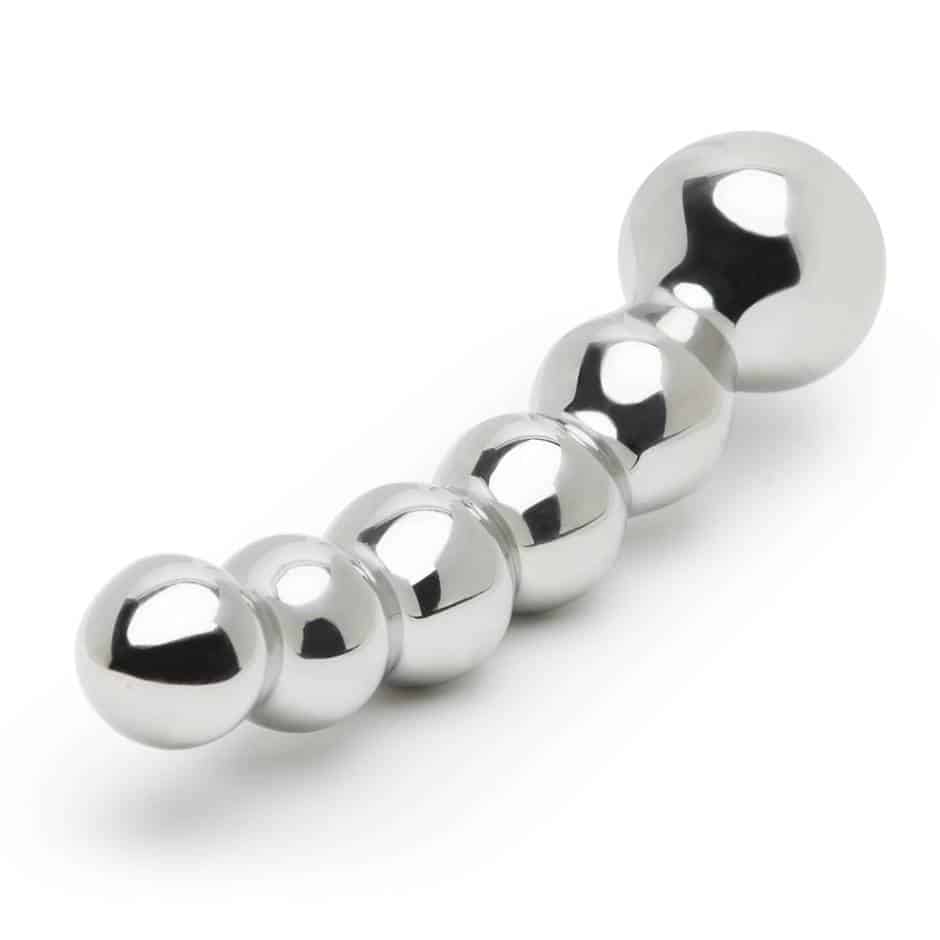 Desire Luxury Beaded Stainless Steel Dildo